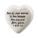 Dicksons Gifts 26 407xx Tabletop Heart Stone 2.25in - 14 Styles