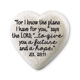 Dicksons Gifts 26 407xx Tabletop Heart Stone 2.25in - 14 Styles
