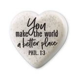 Dicksons Gifts 26 407xx Tabletop Heart Stone 2.25in - 14 Styles