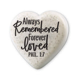 Dicksons Gifts 26 407xx Tabletop Heart Stone 2.25in - 14 Styles