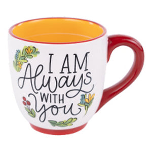 Glory Haus GH 27163442 I Am Always With You Red Bird Wreath Mug