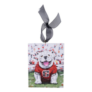 Glory Haus GH 462150002 UGA Dawg Block Ornament