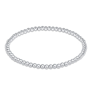 ENEWTON DESIGN ED BEXCLSS3 EXTENDS - CLASSIC STERLING 3MM BEAD BRACELET