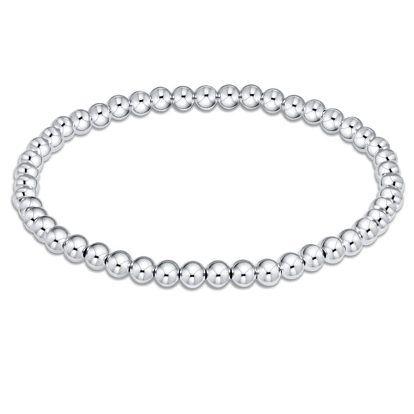 ENEWTON DESIGN ED BEXCLSS4 EXTENDS - CLASSIC STERLING 4MM BEAD BRACELET