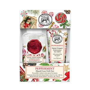 MICHEL DESIGN WORKS MDW 841347 PEPPERMINT HAND CARE GIFT SET