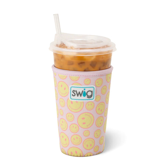 SWIG LIFE SL S302-NCUP-OH OH HAPPY DAY ICED CUP COOLIE (22 OZ)
