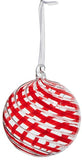 Raz Imports RZ 4524558x Red Swirl Ornament, 4in - 2 Styles