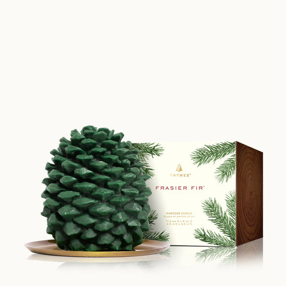 THYMES TH 12549-01 Frasier Fir Petite Molded Pinecone Candle