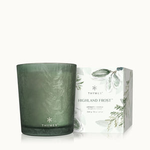 THYMES TH 12551-01 HIGHLAND FROST BOXED CANDLE 6.5 OZ