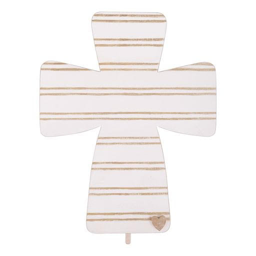 Glory Haus GH 33150539 White Cross Welcome Topper