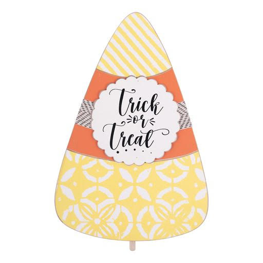 Glory Haus GH 33150524 Trick or Treat Candy Corn Topper