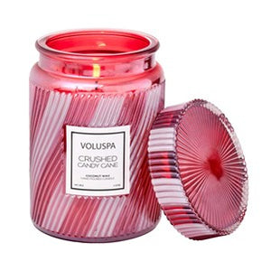 Voluspa 5536 Crushed Candy Cane Large Jar