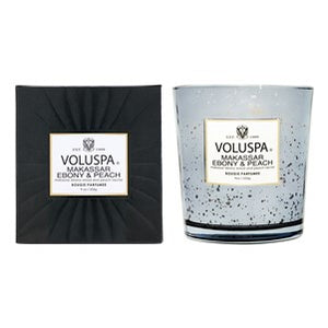 Voluspa 6642 Makassar Ebony 9oz Classic Speckle