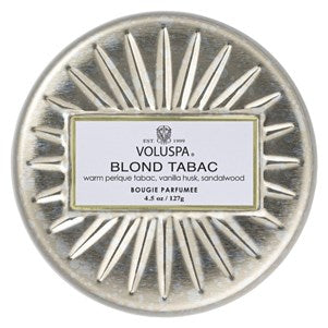 Voluspa 6829 Blond Tabac Mini Tin