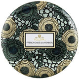 VOLUSPA 7224 French Cade & Lavender 3 Wick Tin