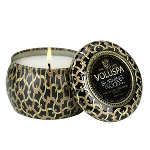 Voluspa 8217 Burning Woods Mini Tin