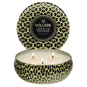 Voluspa 8228 Jardin De Verveine 3 Wick Tin