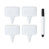 True Brands 26 3514 TRUE Tag Ceramic Cheese Labels, Set of 4