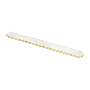 Mud Pie MP 40700442 Long Gold Marble Board