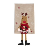 Mud Pie MP 41500228 Christmas Dangle Leg Towel