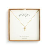 Demdaco 1005012 Dainty Cross Necklace