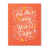 Compendium CD 10498 "On This Day" Birthday Card