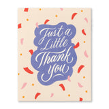 Compendium CD 10501 "Just a Little Thank You" Thank You Card