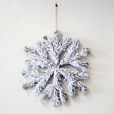 The Royal Standard TRS 122920000 Snowflake Hanging Decor White