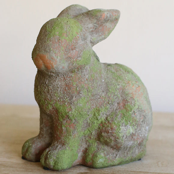 The Royal Standard TRS 128219029 Sitting Bunny Decor Antique Green