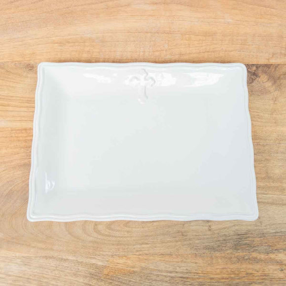 The Royal Standard TRS 136521022 Cross Platter - Antique White