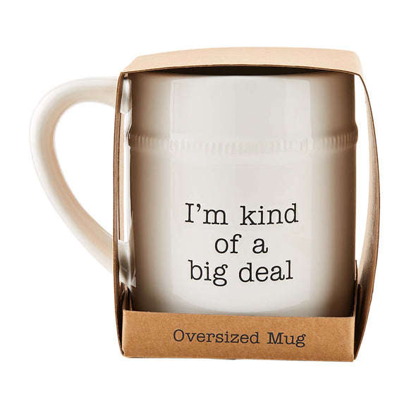 Mud Pie MP 43500097xx Over Sized Mug
