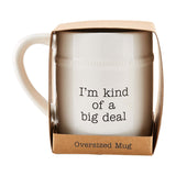 Mud Pie MP 43500097xx Over Sized Mug