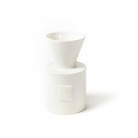 Coton Colors CC MINI-VASE-WHT White Small Dot Mini Vase