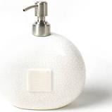 Coton Colors CC MINI-SP-WHT  White Small Dot Mini Soap Pump