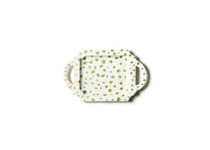 Coton Colors CC DDT-115HTT-MNT Mint Double Dot 11.5 Handled Traditional Tray