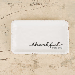 Glory Haus GH 28100002 Thankful For You Trinket Tray