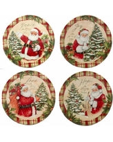 Certified International CI 22826 Home for Christmas Canape Plate