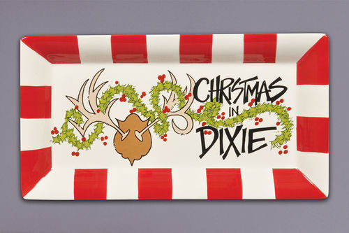 Magnolia Lane ML 61688 18.5x10 Christmas In Dixie Tray