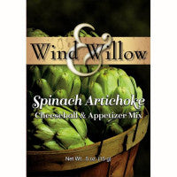 Wind & Willow WW 33102 Spinach Artichoke Cheeseball & Appetizer Mix