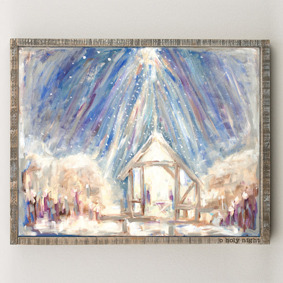 Glory Haus GH 1191603 Oh Holy Night Framed Canvas