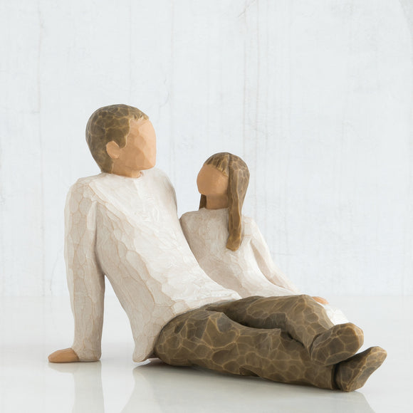 Willow Tree WT 26031 Father & Daughter Figurative Sculpture