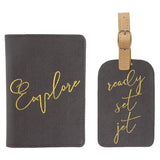 Karma Gifts KA 3025-xx Passport and Luggage Tag Holder Set