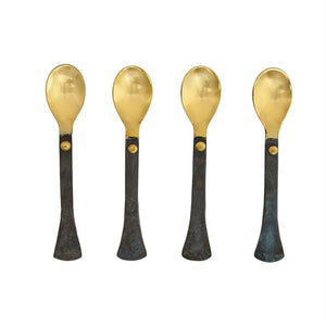 Mud Pie MP 46300058 Forged Appetizer Spoon Set