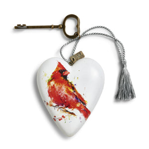 Demdaco 1003480218 Cardinal Art Heart