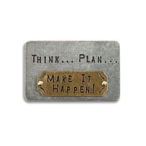 Demdaco 1004400015 Think Plan Make it Happen Inspire Card