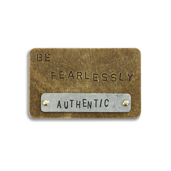 Demdaco 1004400016 Be Fearlessly Authentic Inspire Card