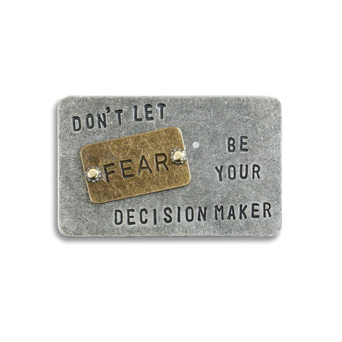 Demdaco 1004400019 Don't Let Fear Inspire Card