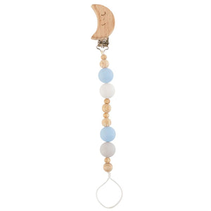 Mud Pie MP 11680009 Moon Wooden Pacy Clip