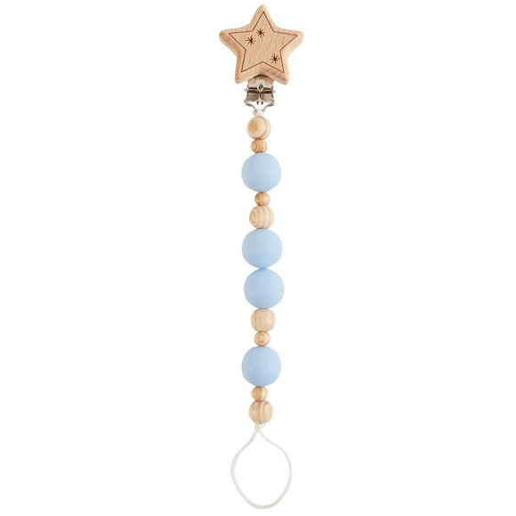 Mud Pie MP 11680012 Star Wooden Pacy Clip
