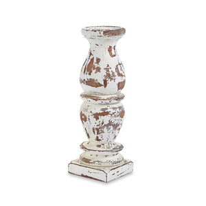 Mud Pie MP 42600213L Large Cream Candle Stick